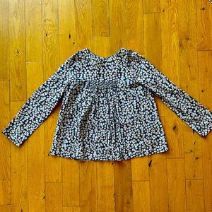 EUC Bonpoint size 12 floral long sleeve blouse!